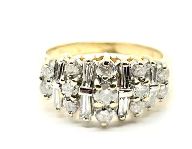 1.50ctw Diamond Tiered Fashion Ring