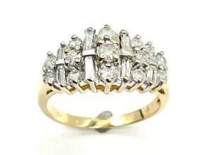 1.50ctw Diamond Tiered Fashion Ring