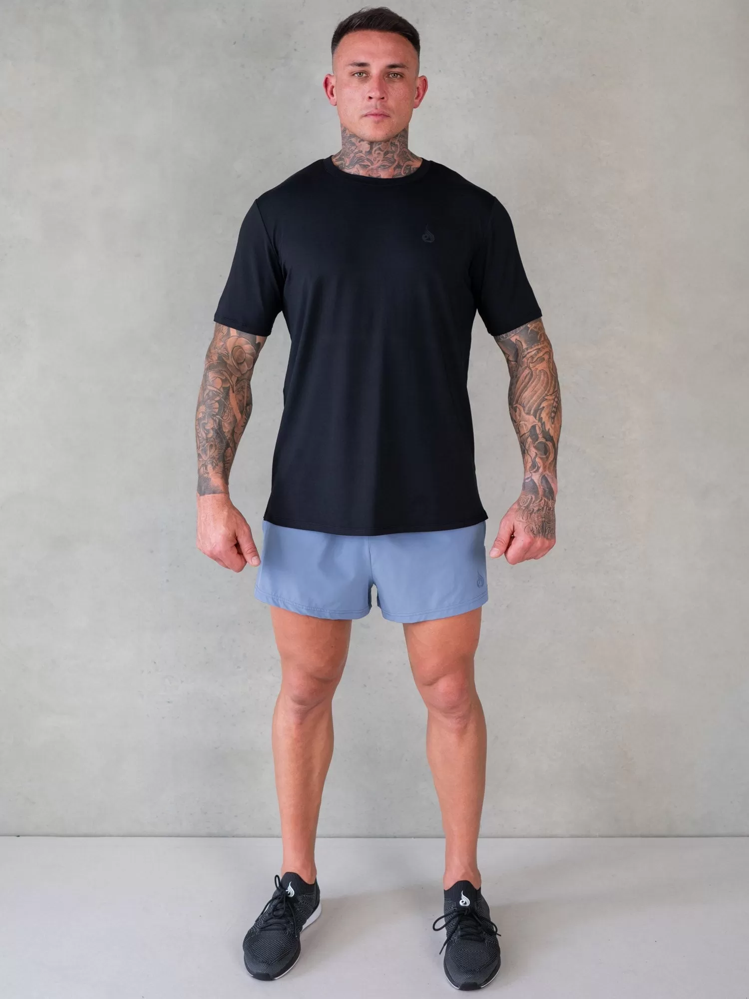 3 Training Shorts - Denim Blue