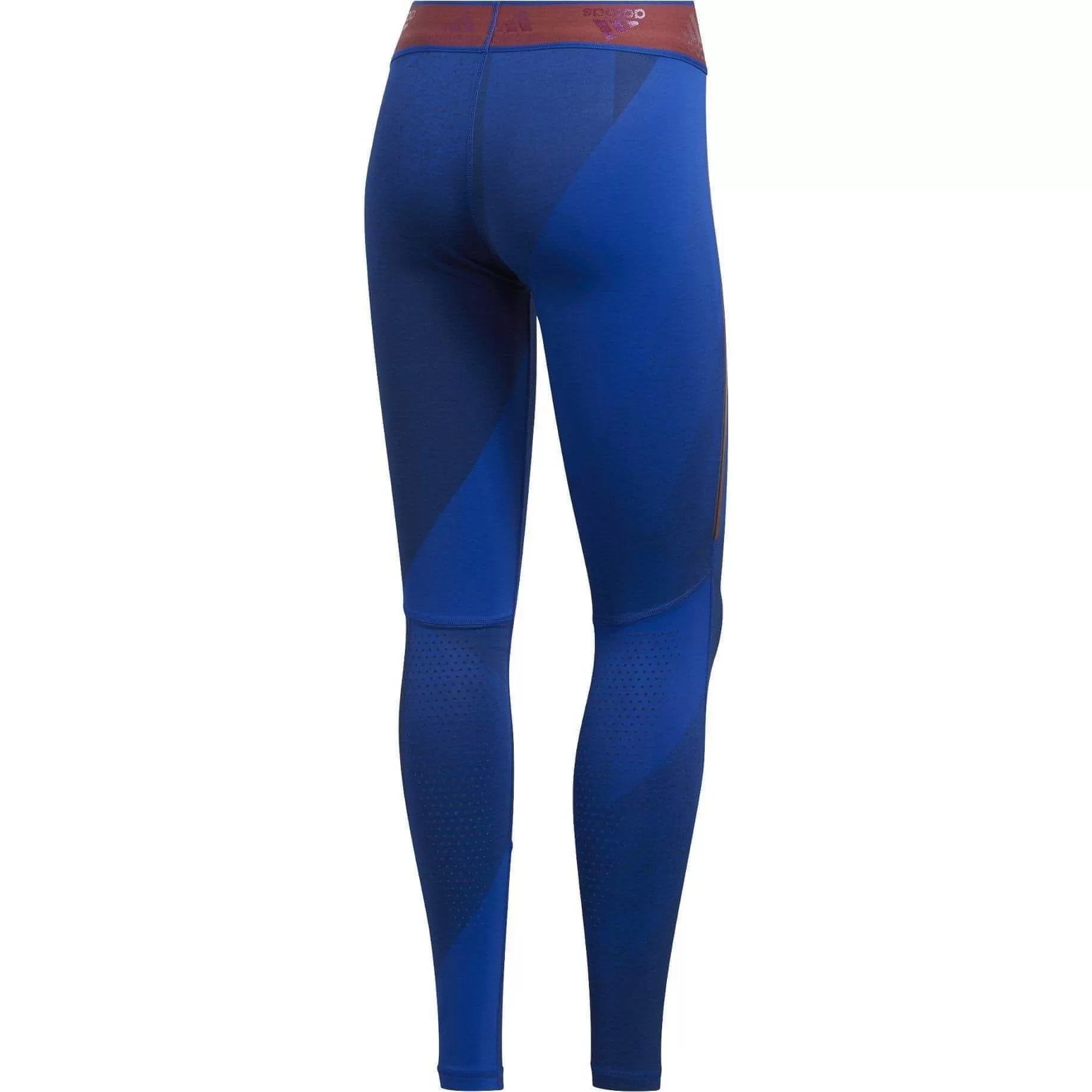 adidas AlphaSkin Graphic Womens Long Training Tights - Blue