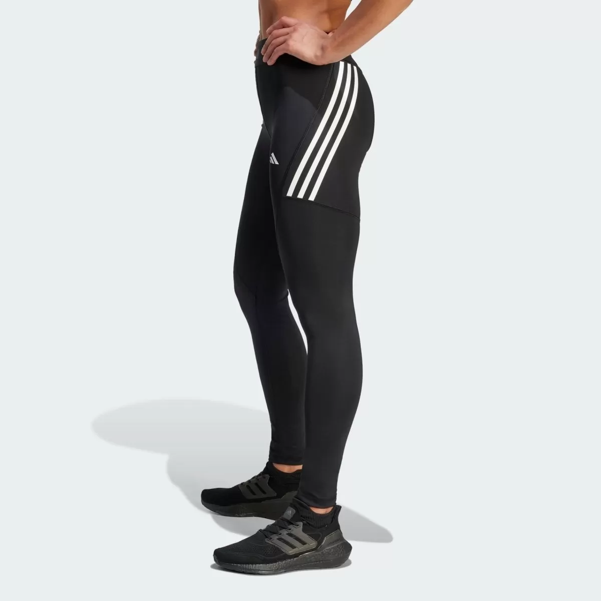 ADIDAS WOMEN'S TECHFIT HYPERGLAM BLACK TIGHTS