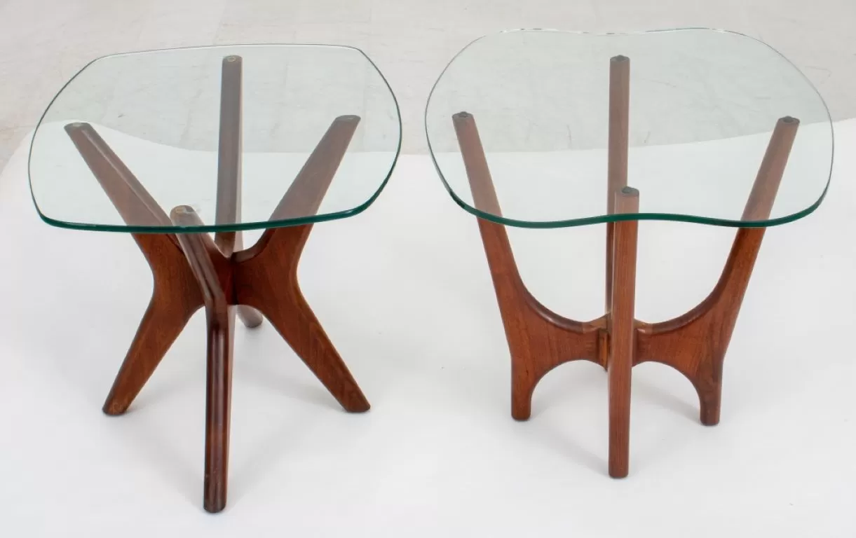 Adrian Pearsall Mid-Century Modern End Tables, 2