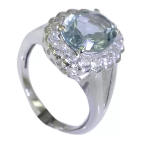 Aesthetic Gem Blue Topaz Sterling Silver Ring Most Expensive Jewelry