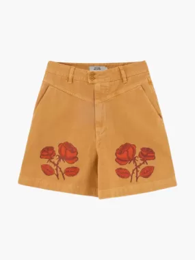 Almond Roses Bermuda Shorts