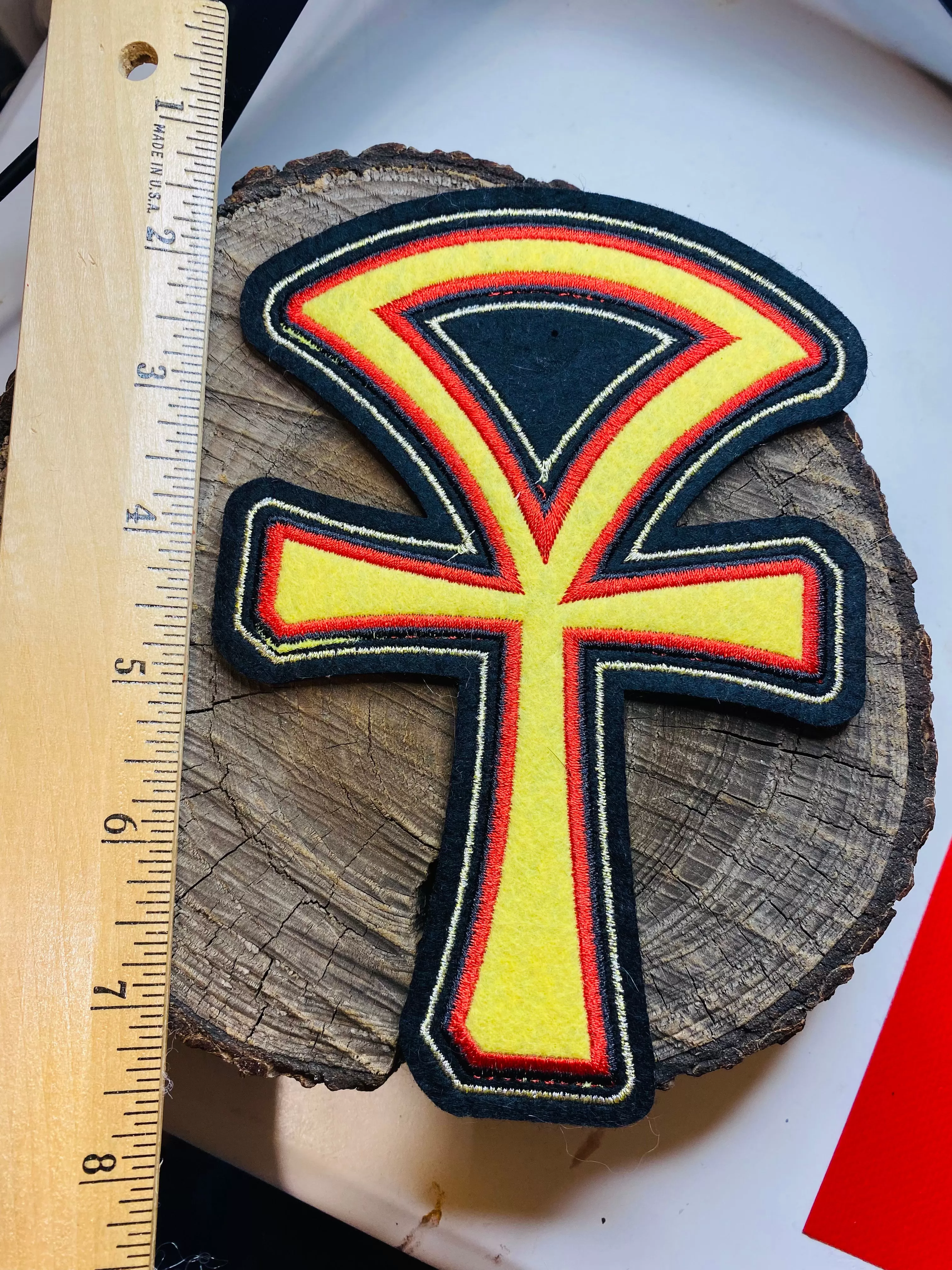 ANKH CROSS PATCH