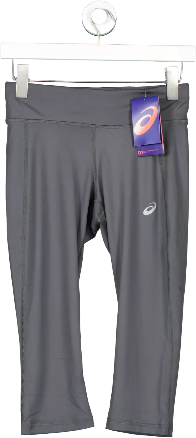 asics Run Knee Dark Grey Run Tights UK S