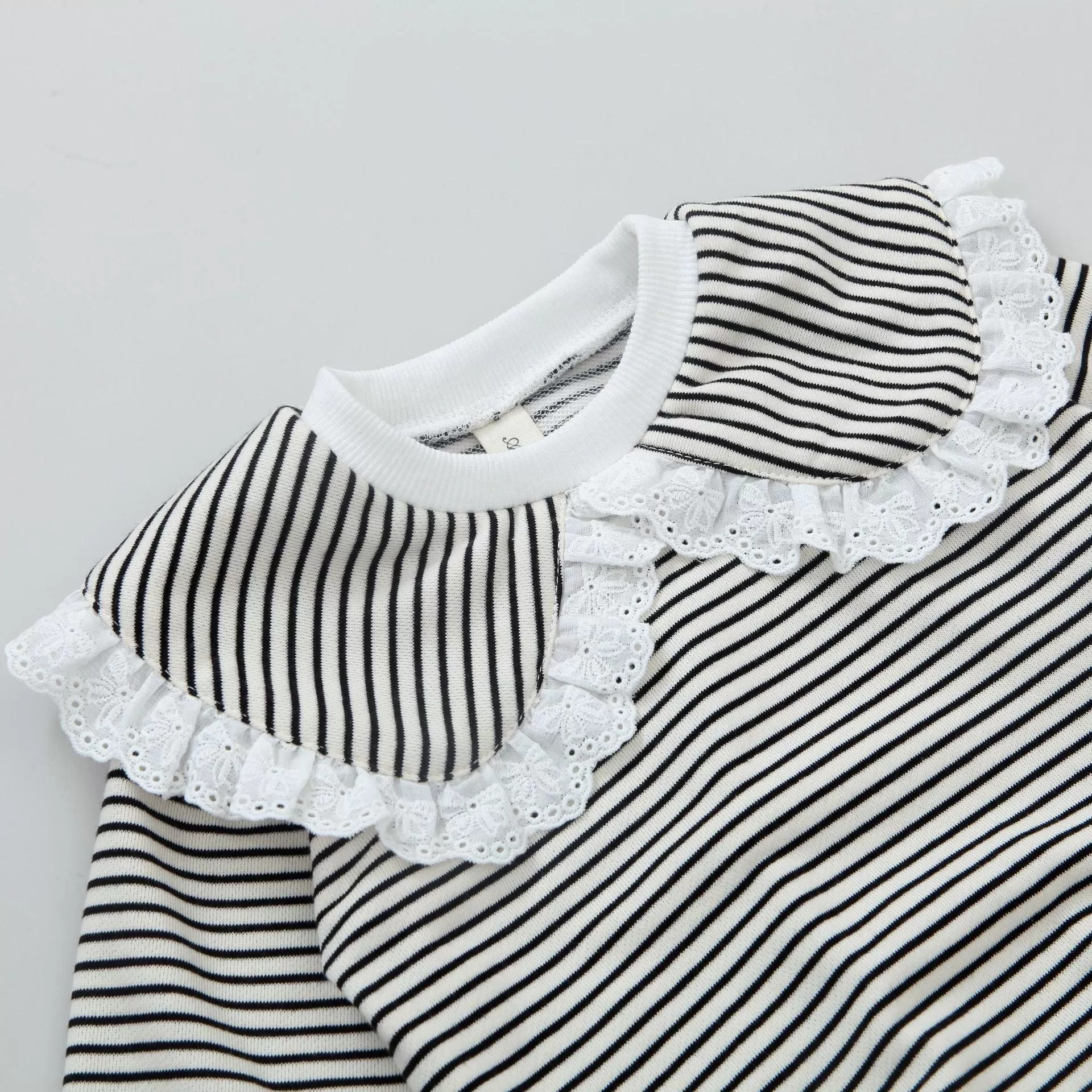 Baby Kid Girls Striped Tops Wholesale 231130149