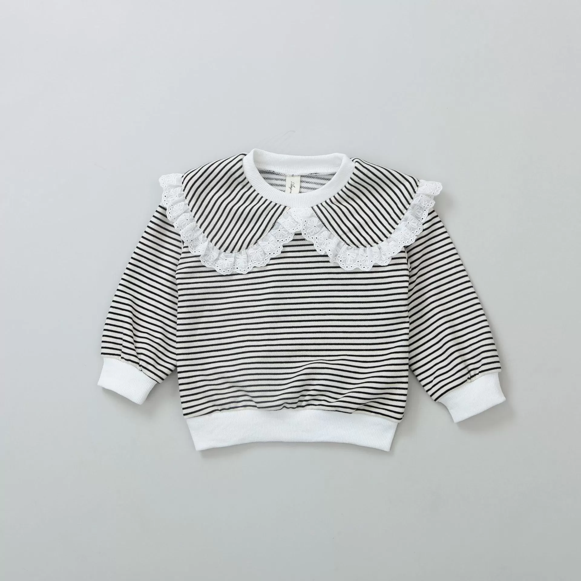 Baby Kid Girls Striped Tops Wholesale 231130149