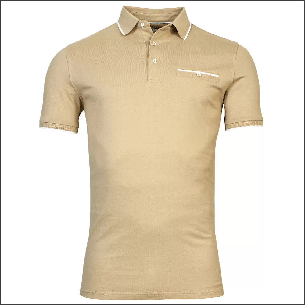 BAILEYS Beige Polo Top*