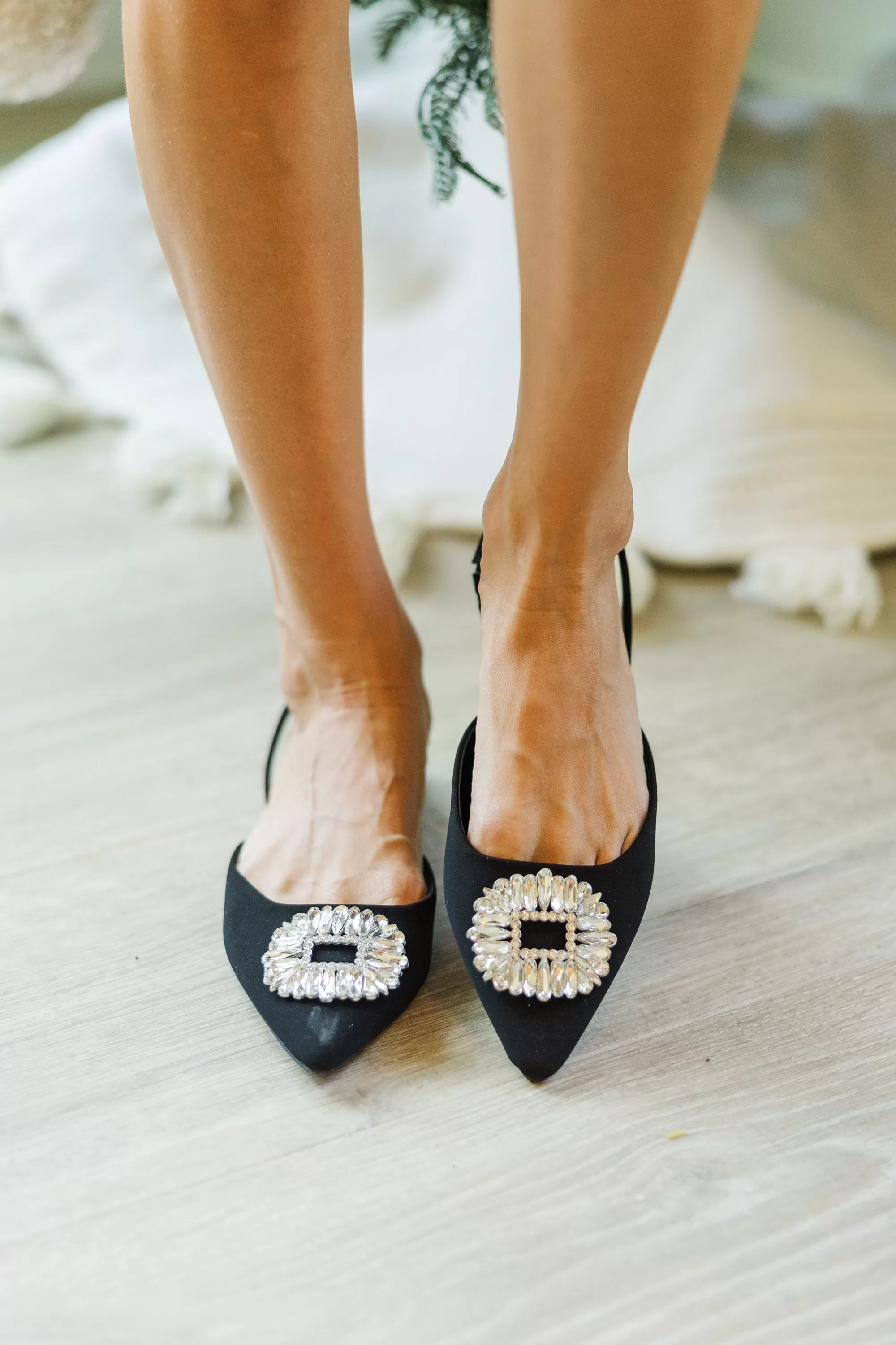 Be The Star Black Flats