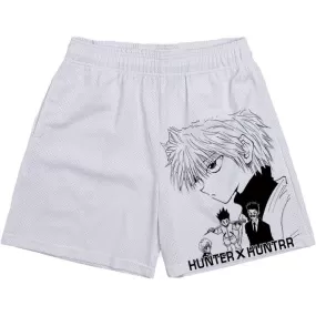 Best Team Killua Zoldyck  Hunter X Hunter 3D Printed Anime Shorts Pants for Workout Running