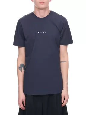 Bio-Cotton T-Shirt (HUMU0198PD-USCS87-BLUE-BLACK)