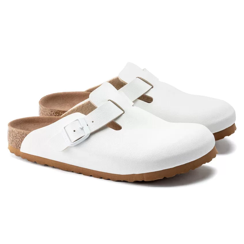 Birkenstock Boston Vegan - White