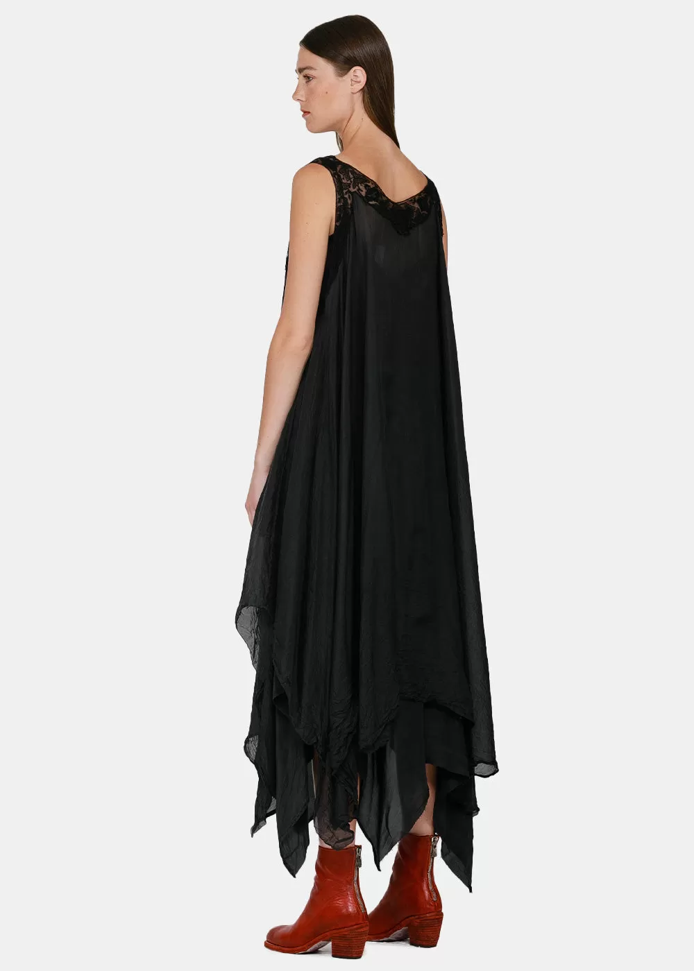 Black Double-layered Dress