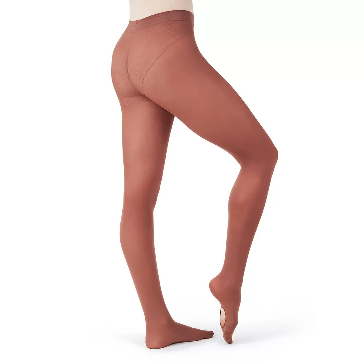 Capezio Ultra Soft Self Knit Waistband Adult Transition Tights