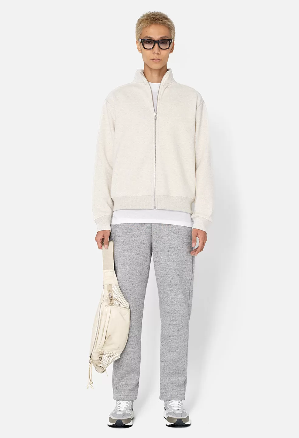 Cashmere Fleece Full-Zip / Heather Ash