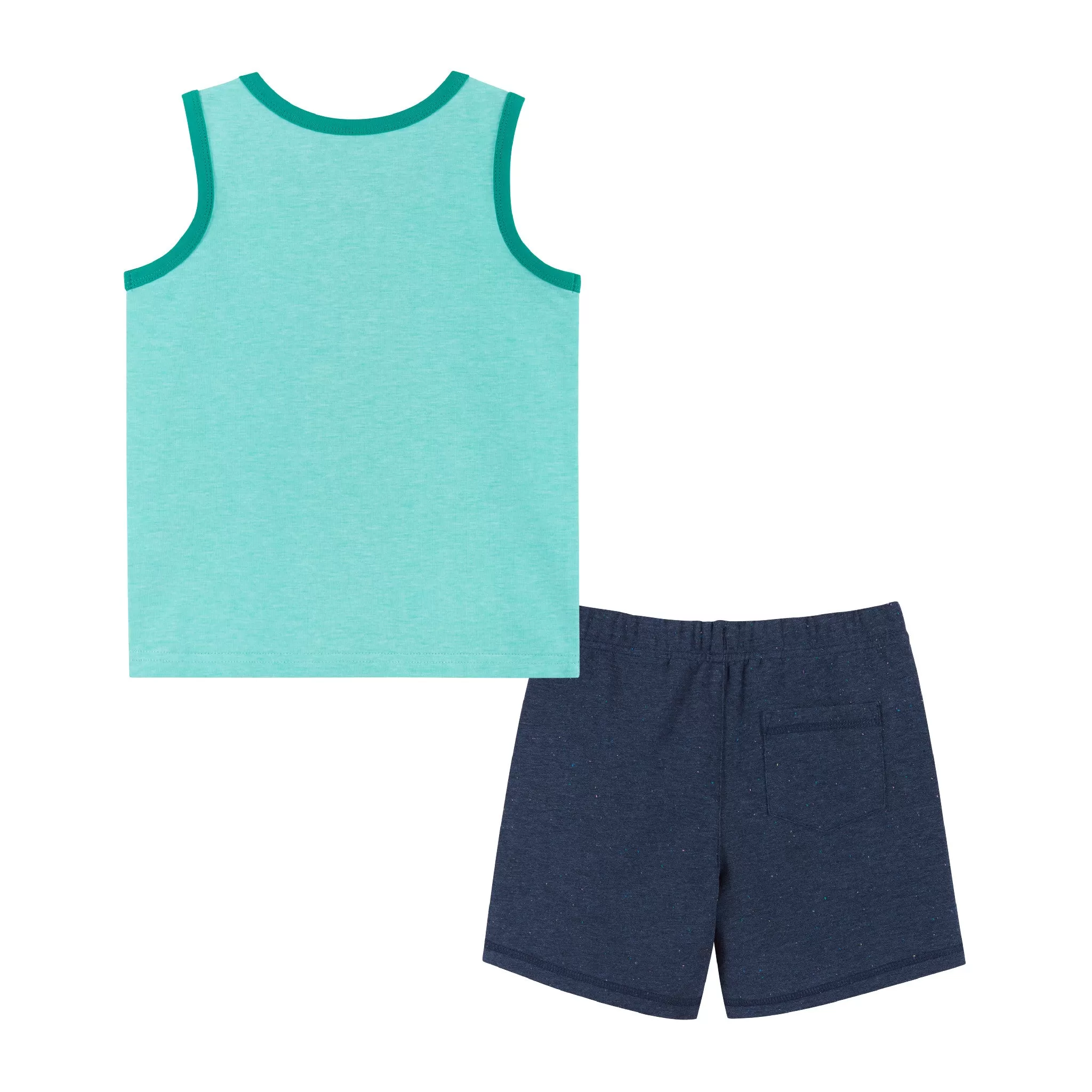 Cool Giraffe Tank & Short Set | Aqua