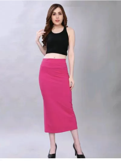 Dark Pink Saree Shapewear Petticoat for Women