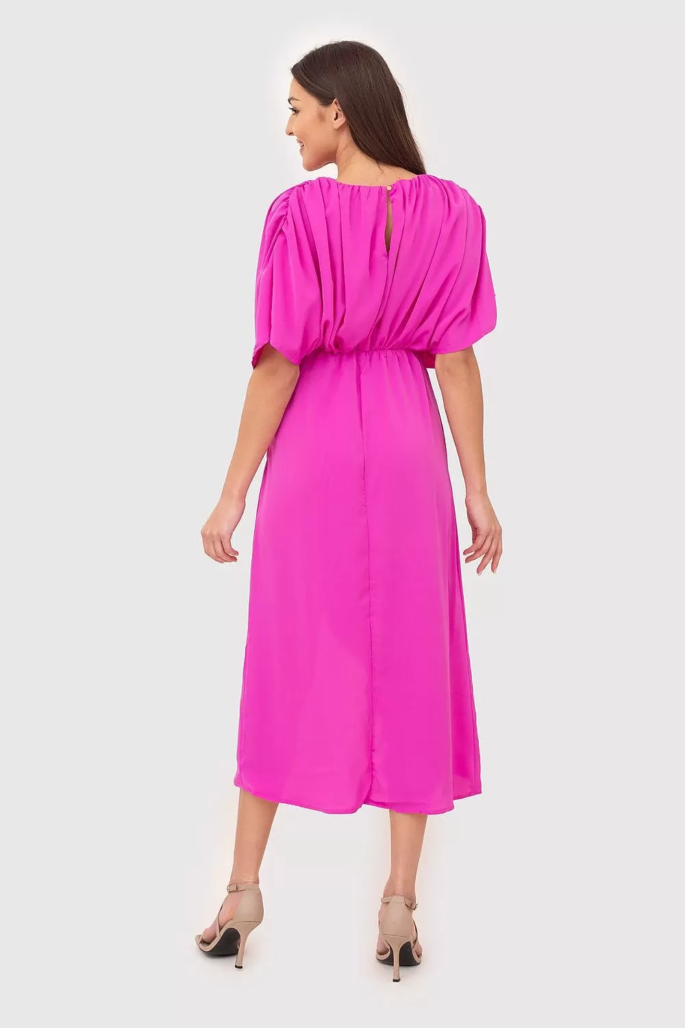 Elegant Allure Midi Cocktail Dress