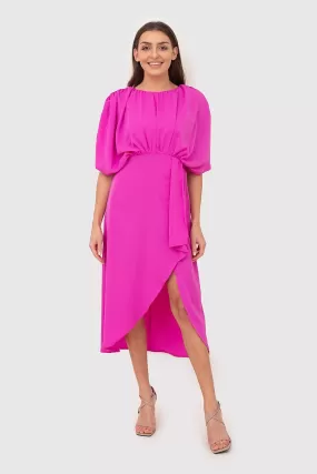 Elegant Allure Midi Cocktail Dress