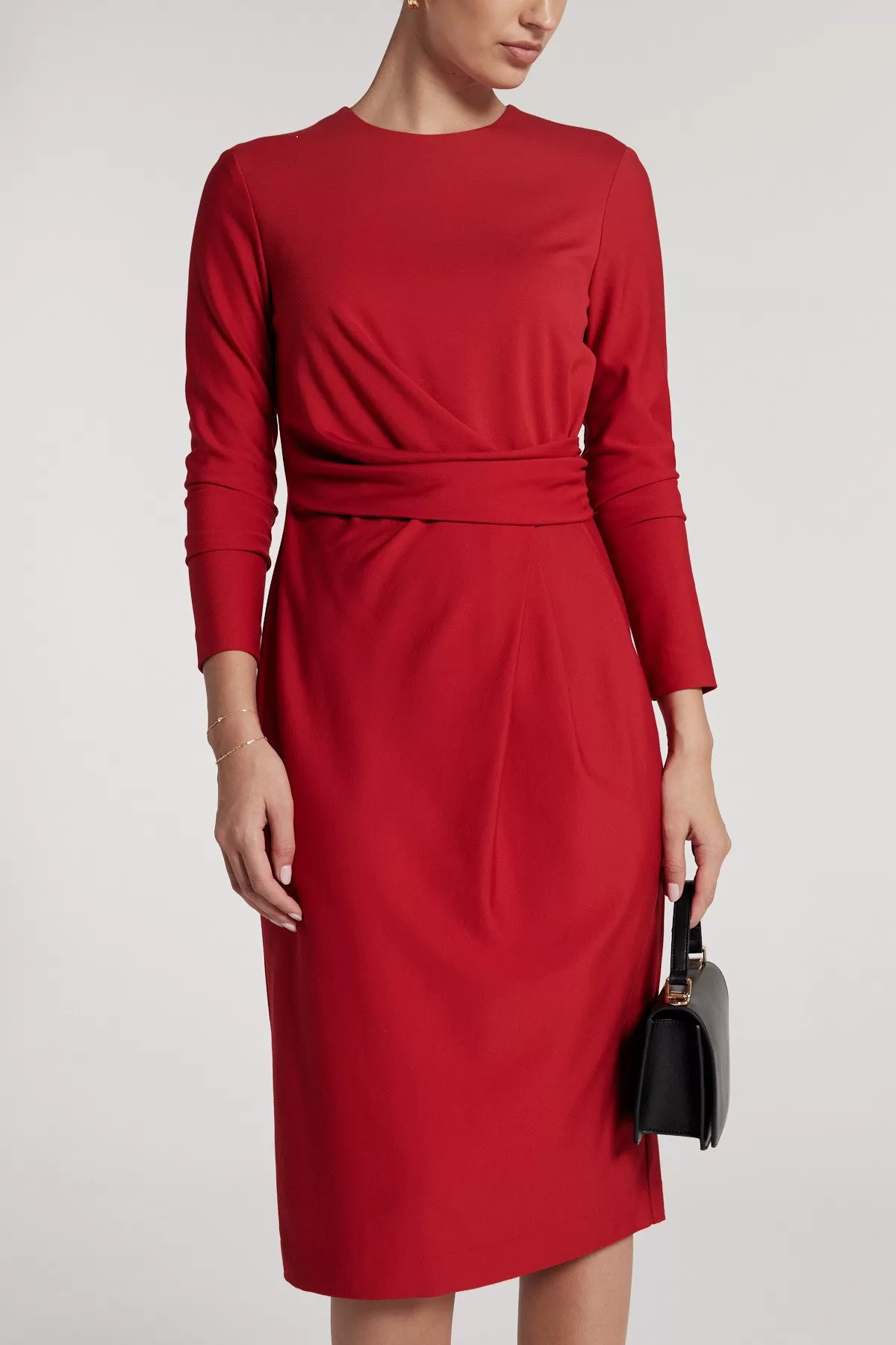 Elena Dress - Red