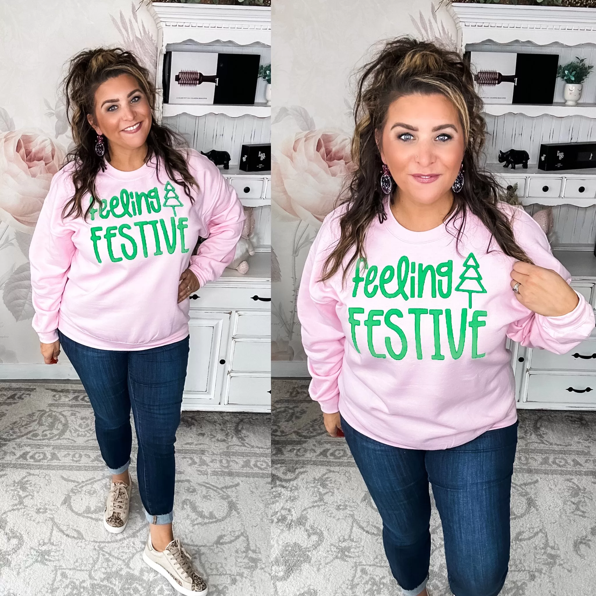 Feeling Festive Pullover Sweatshirt