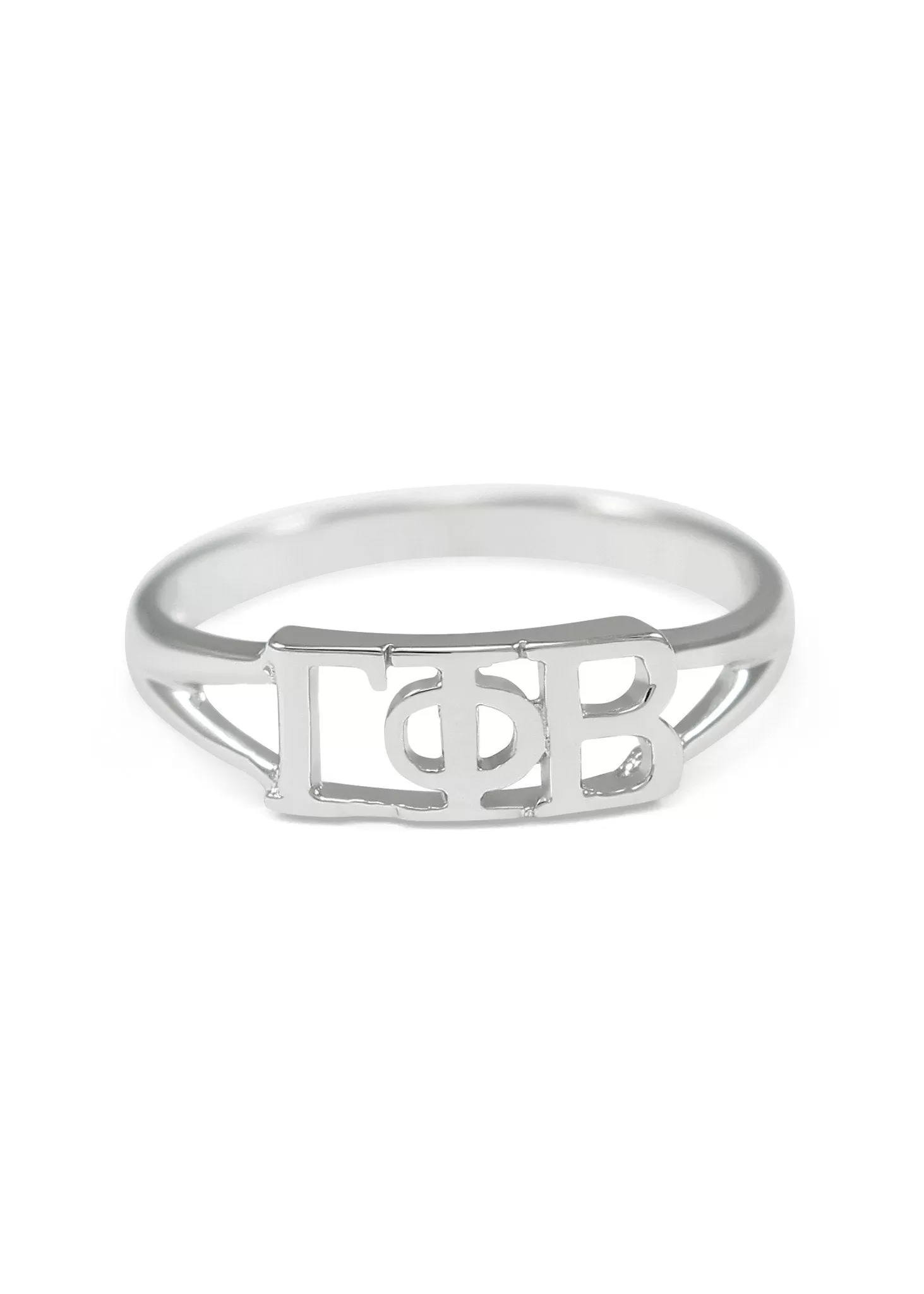 Gamma Phi Beta Sterling Silver Ring