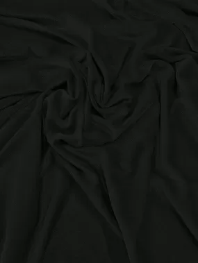 GLITTER STRETCH VELVET 360 GRAMS SPANDEX FABRIC / Black / Sold by the Yard