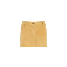 Guess USA Womens Suede Mini Skirt