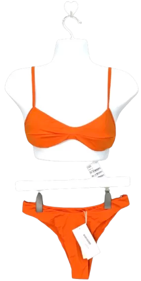 Haight Orange Monica Bikini Top And Leila Bikini Briefs Top UK M, Bottoms UK L