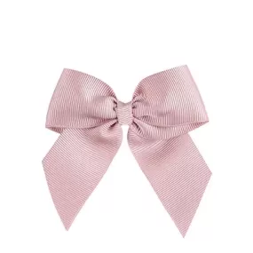 Hair clip with large grossgrain bow PINK