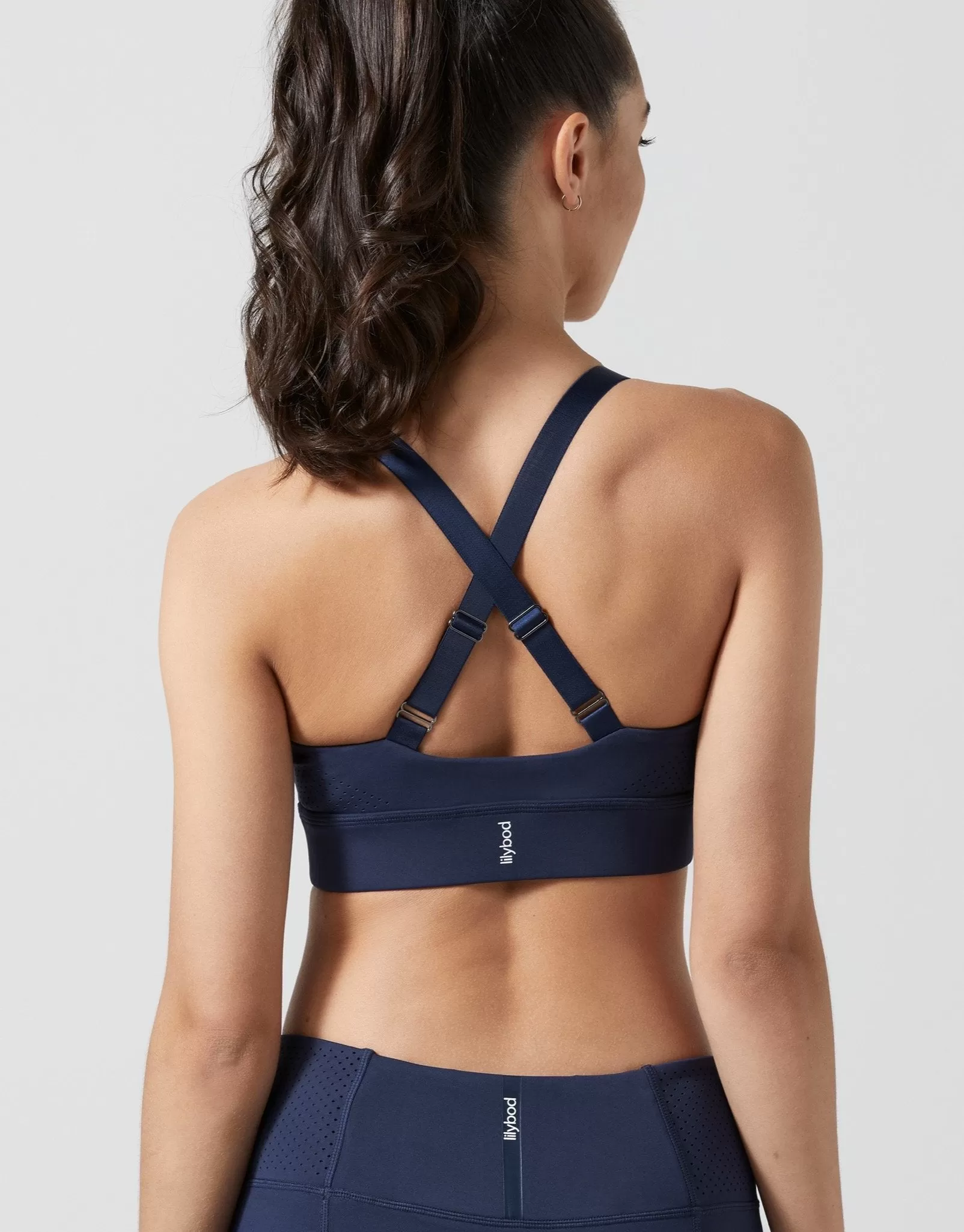 Izzy Crop Azure Blue