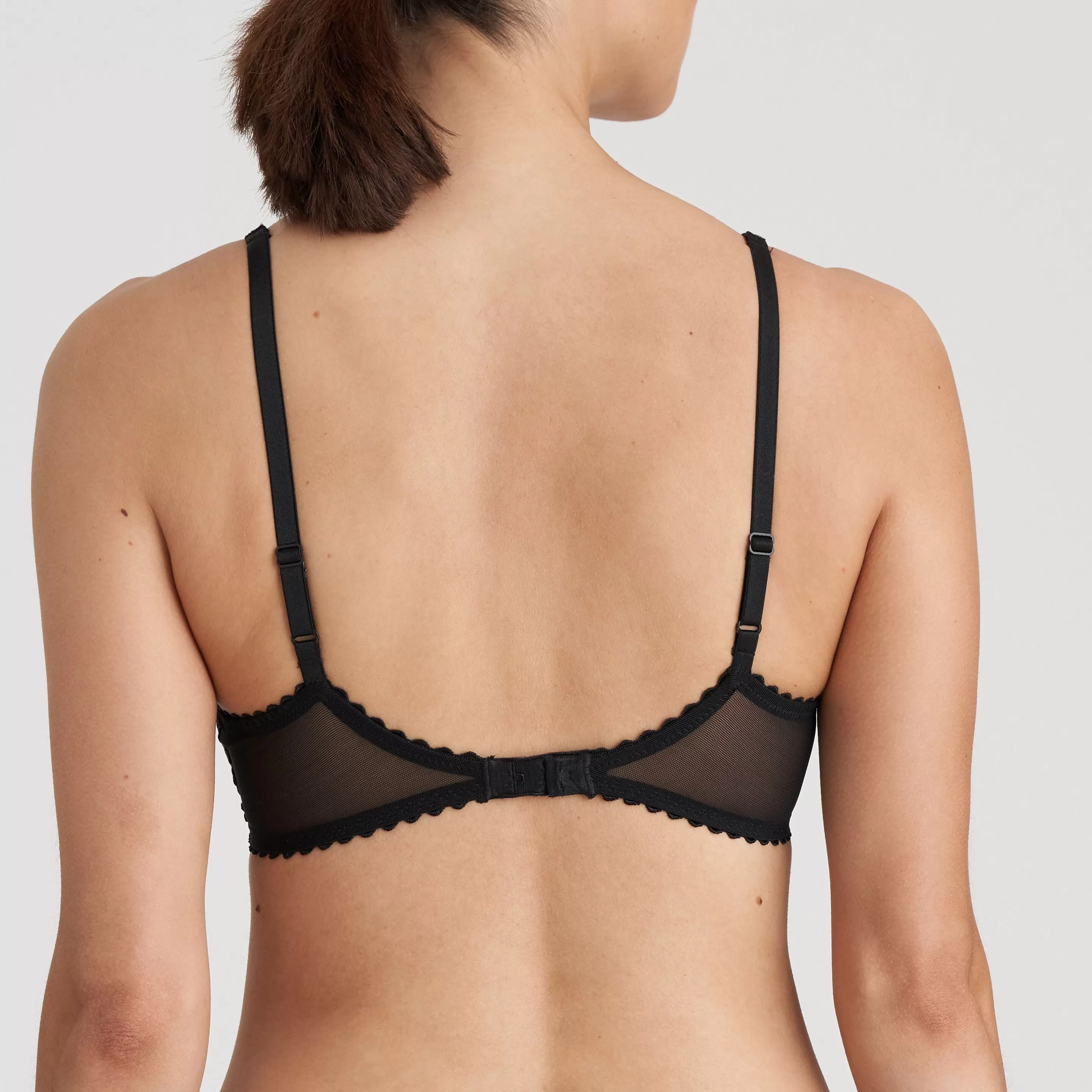 JANE Half Padded Balcony Bra | Black