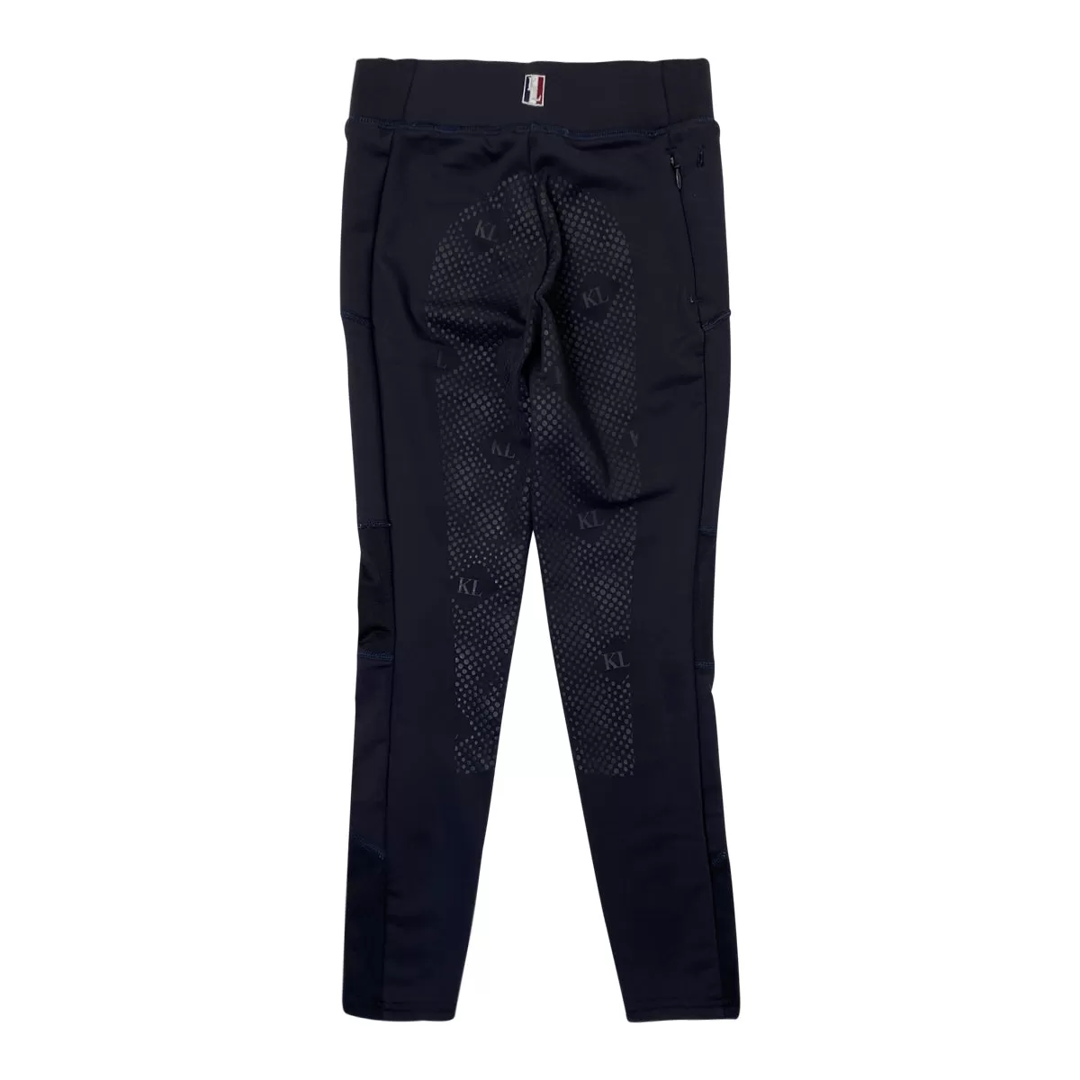 Kingsland 'Classic Junior Kemmie' Full-Grip Riding Tights in Navy - Children's EU 134-140/US 10