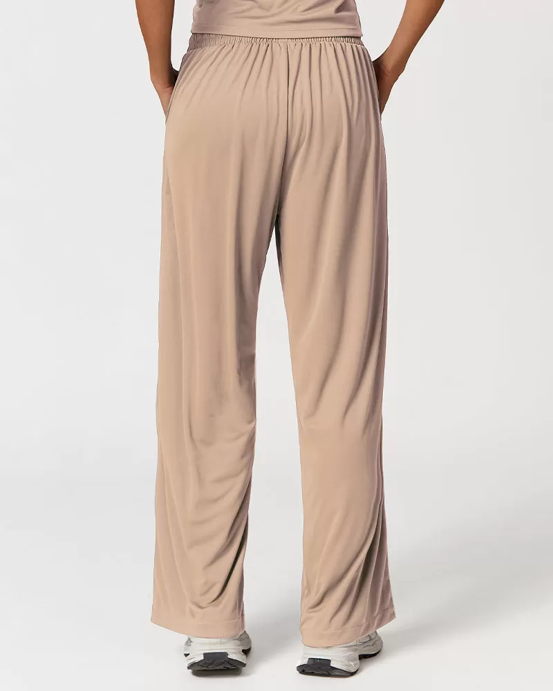 Lightweight Wide Leg Sports Pants