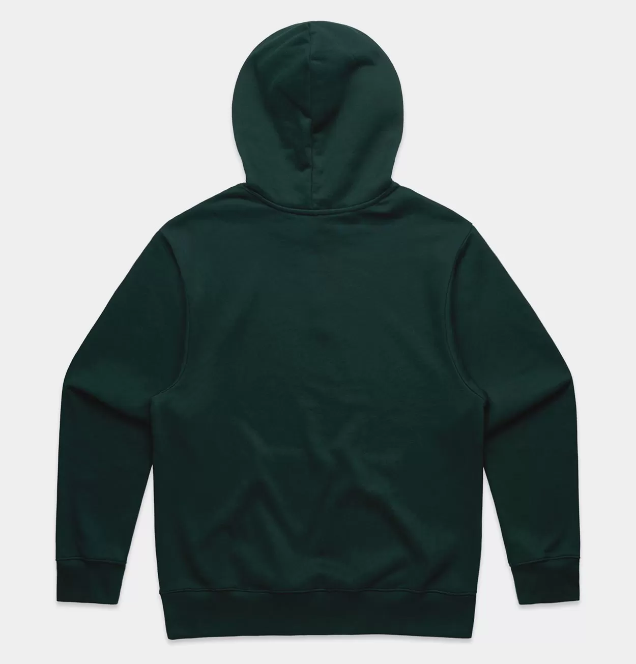 Lngsam Run Club Embroidered Logo Hooded Sweatshirt in Pine Green