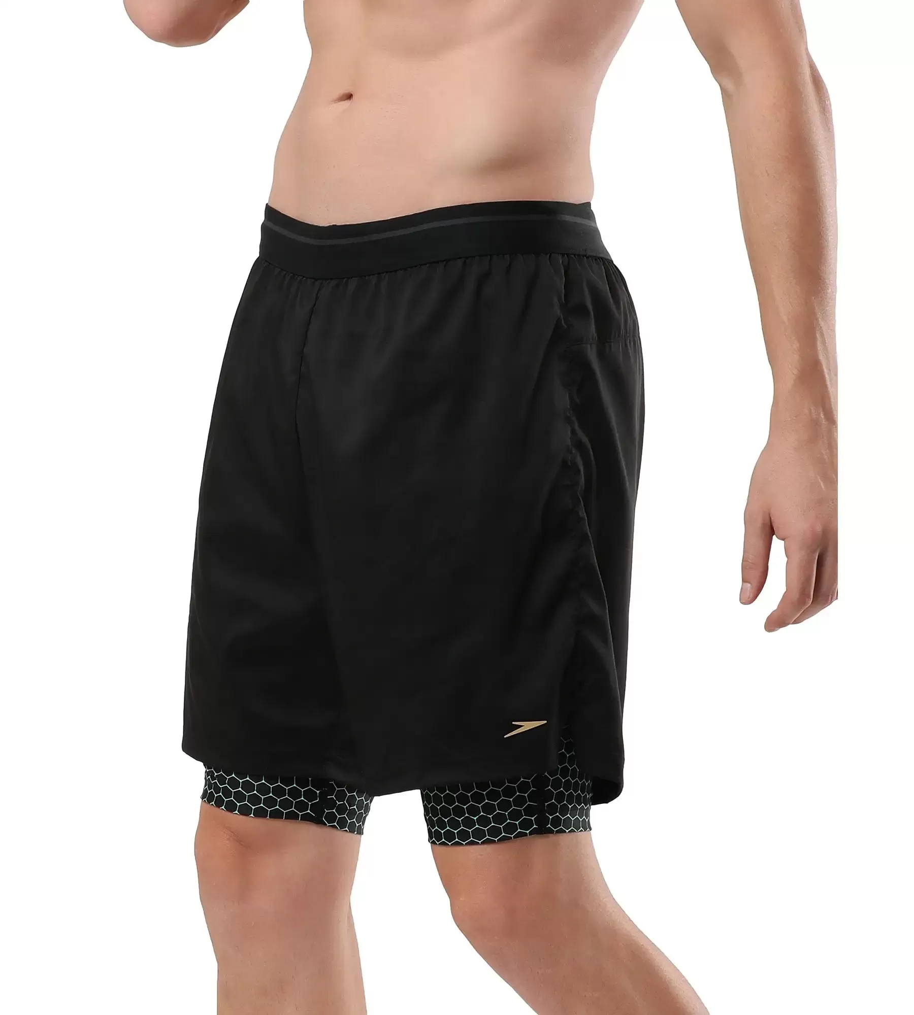 Men's Multi Sport 17 Watershorts - Black & Greenglow