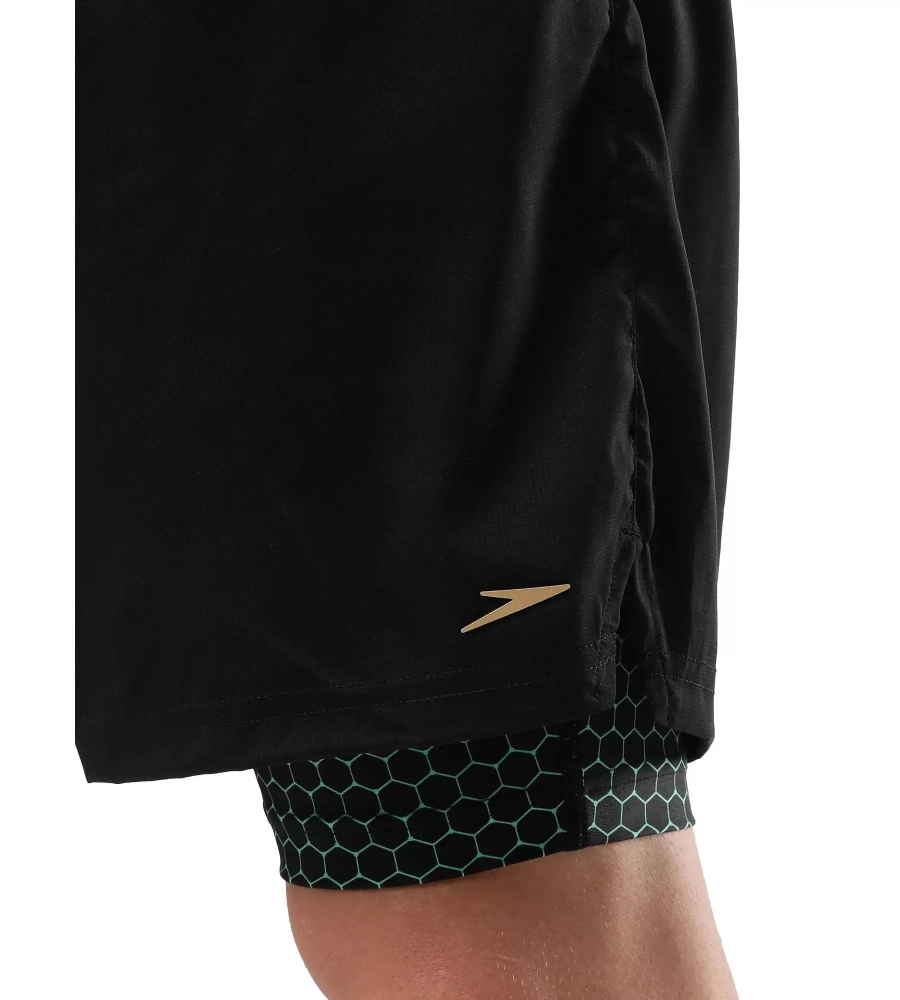 Men's Multi Sport 17 Watershorts - Black & Greenglow