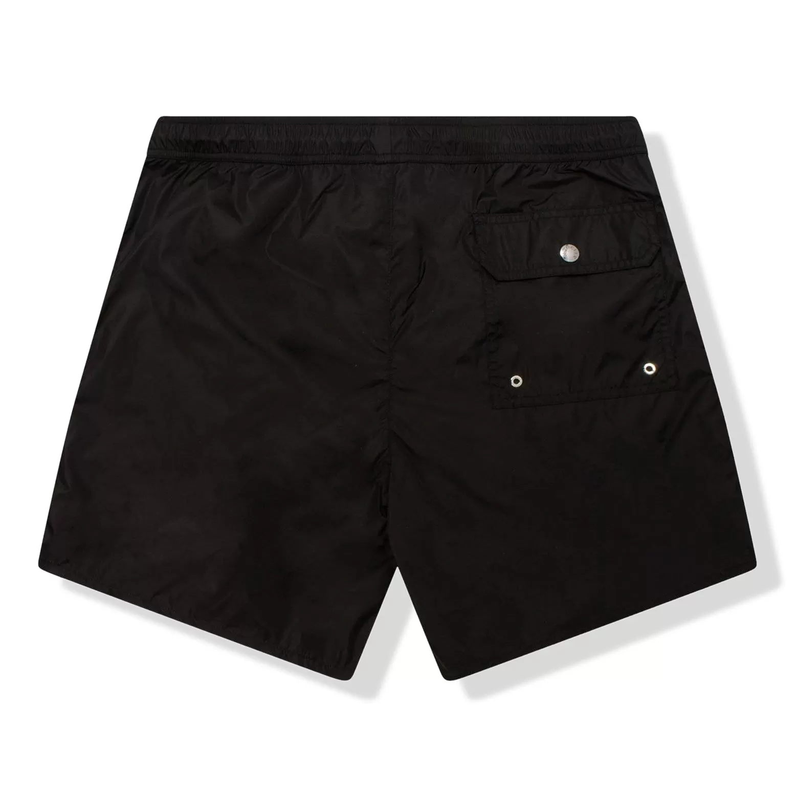 Moncler Band Logo Black Swim Shorts