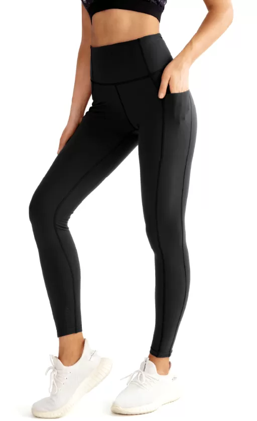 Monochrome Pockets Soft Leggings 201504