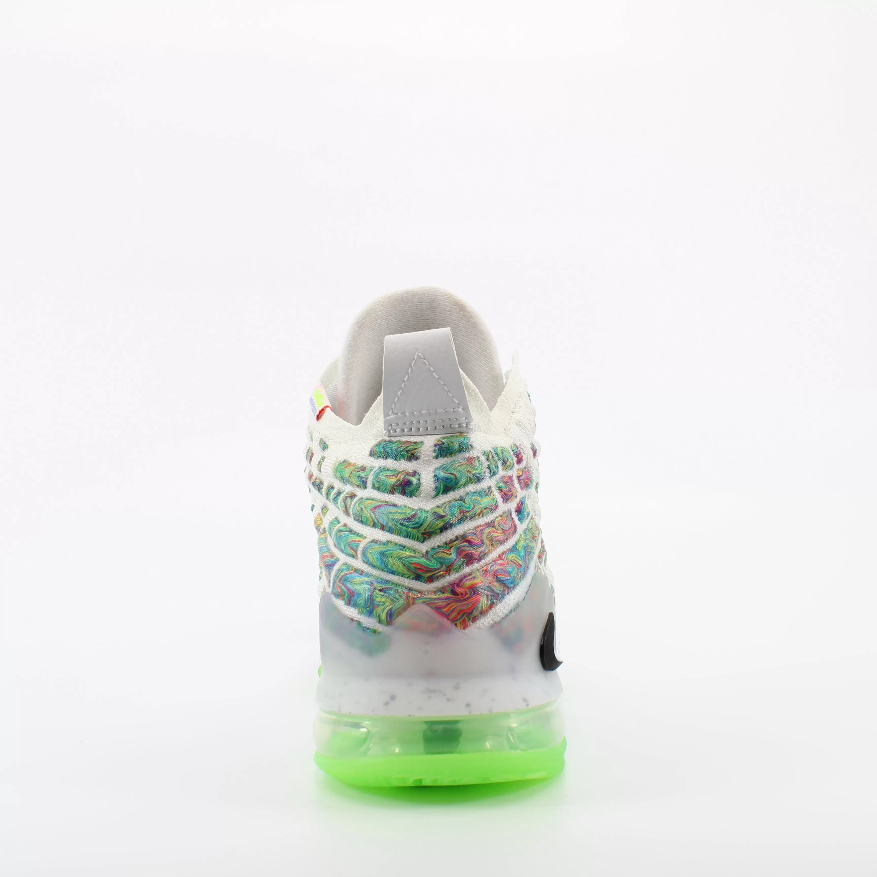 Nike Lebron XVII White Textile Lace Up Juniors Trainers BQ5594 100