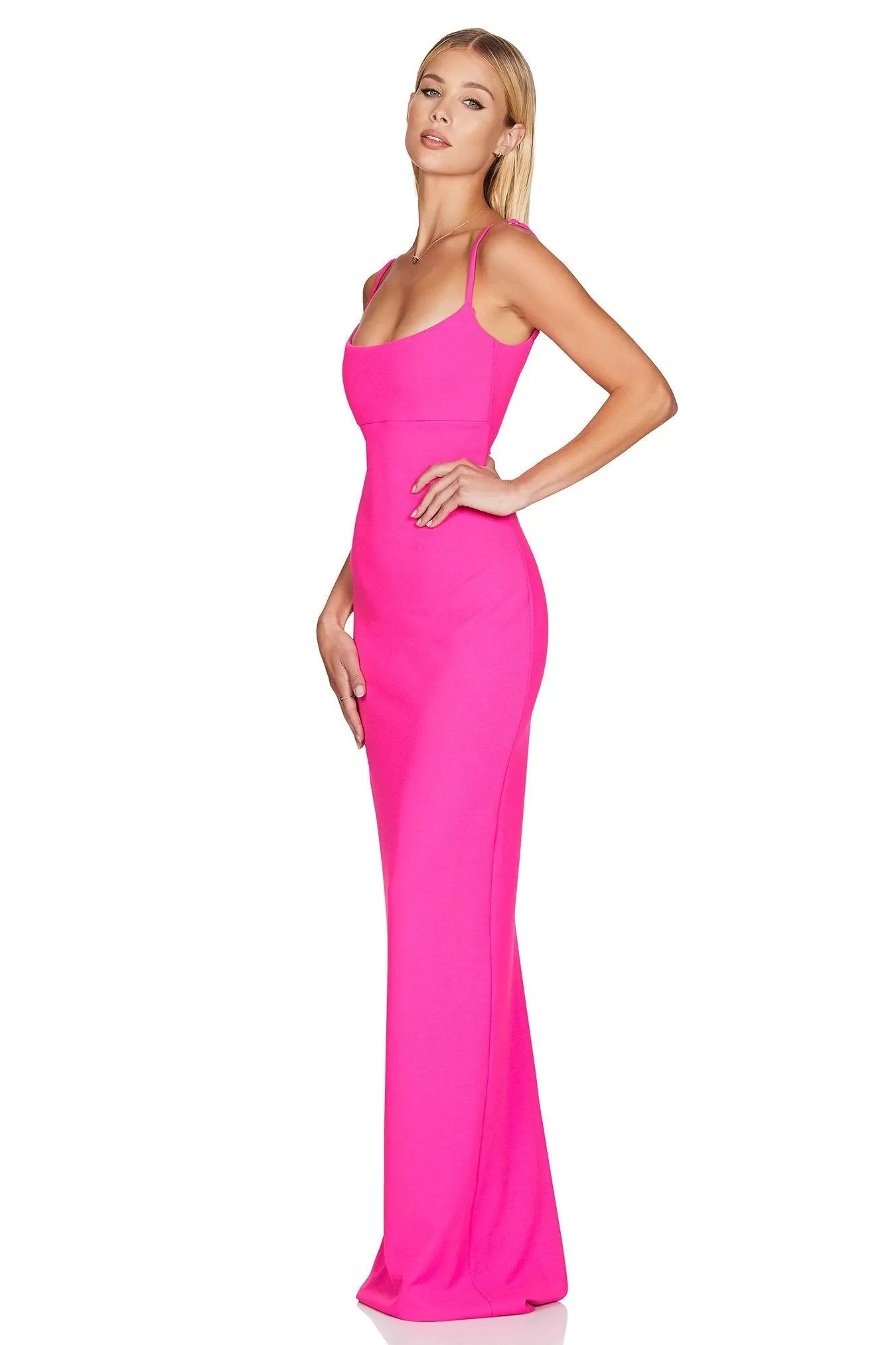 Nookie Bailey Maxi Dress - Neon Pink