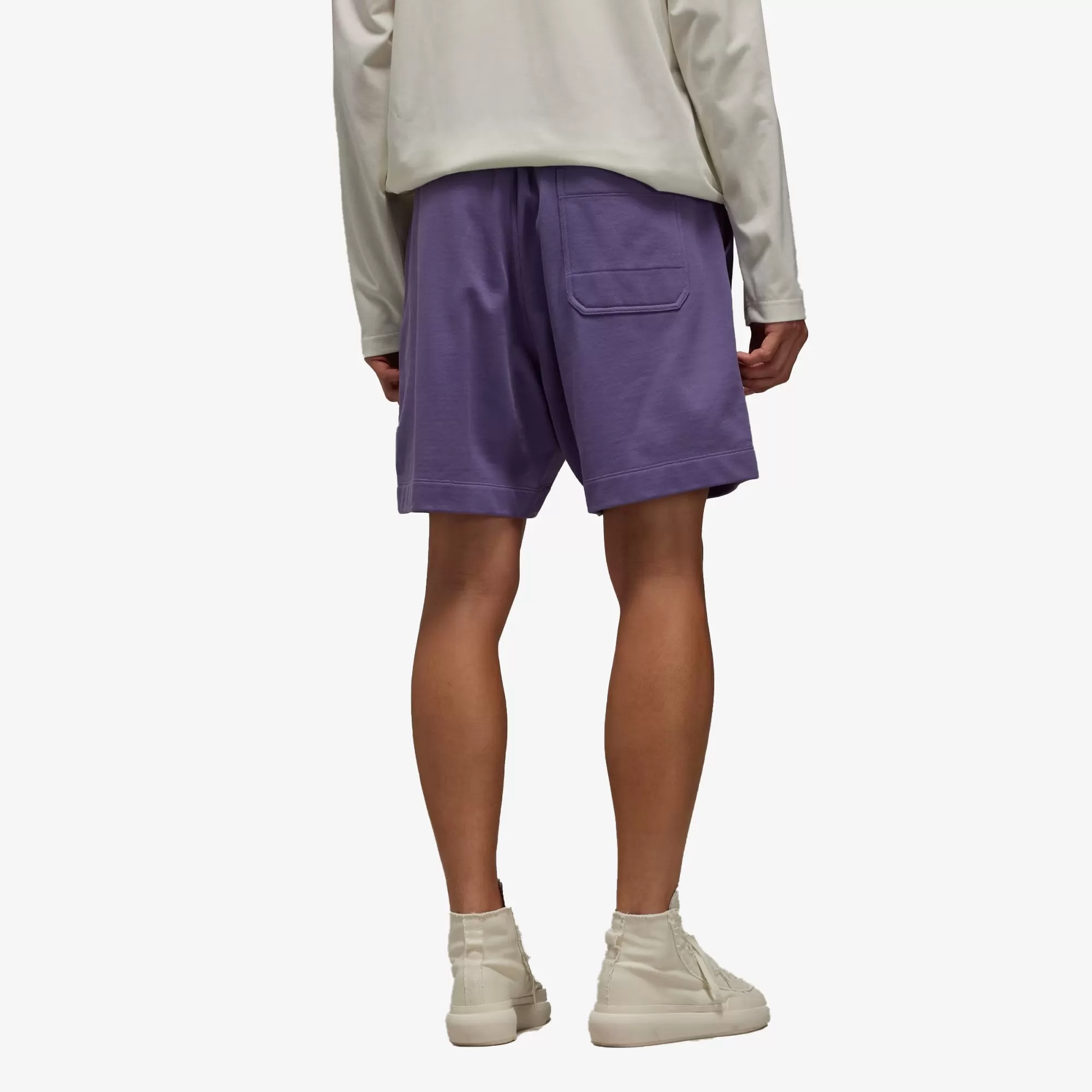 ORGANIC COTTON TERRY SHORTS 'TECH PURPLE'