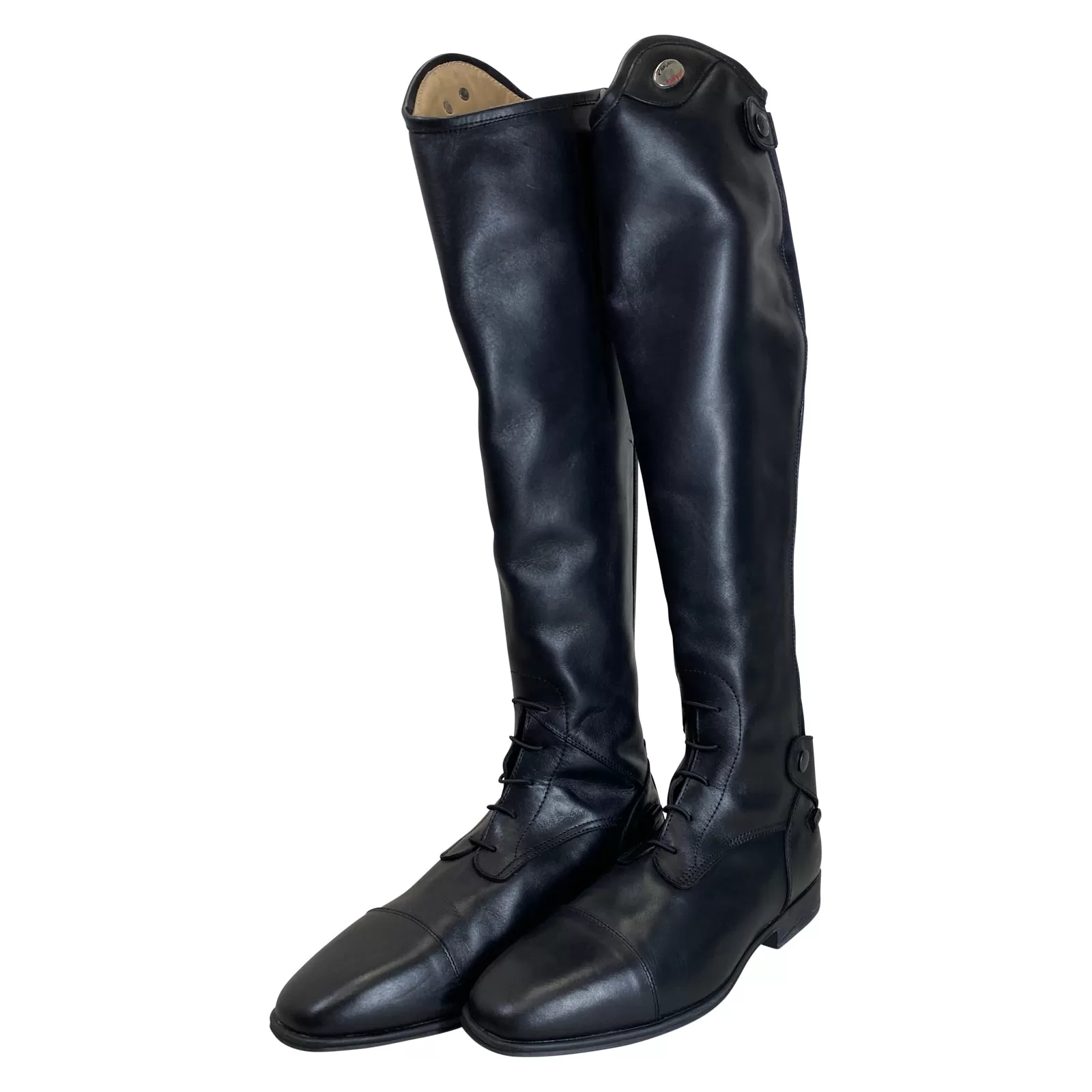 Parlanti Miami Classic Field Boots in Black - EU 37 MH (Women's US 6.5 Medium/X-Tall)