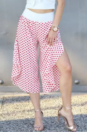 Polka Dot Tango Capri Pants