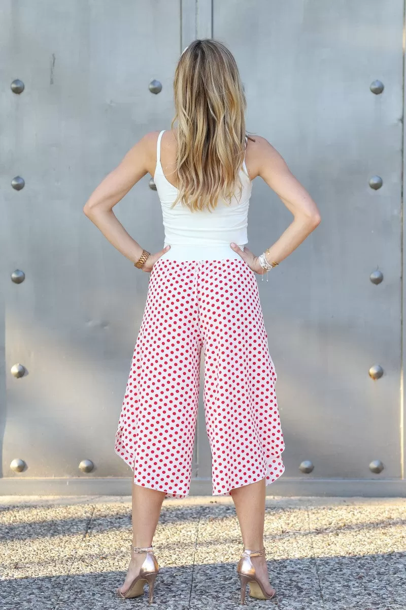 Polka Dot Tango Capri Pants