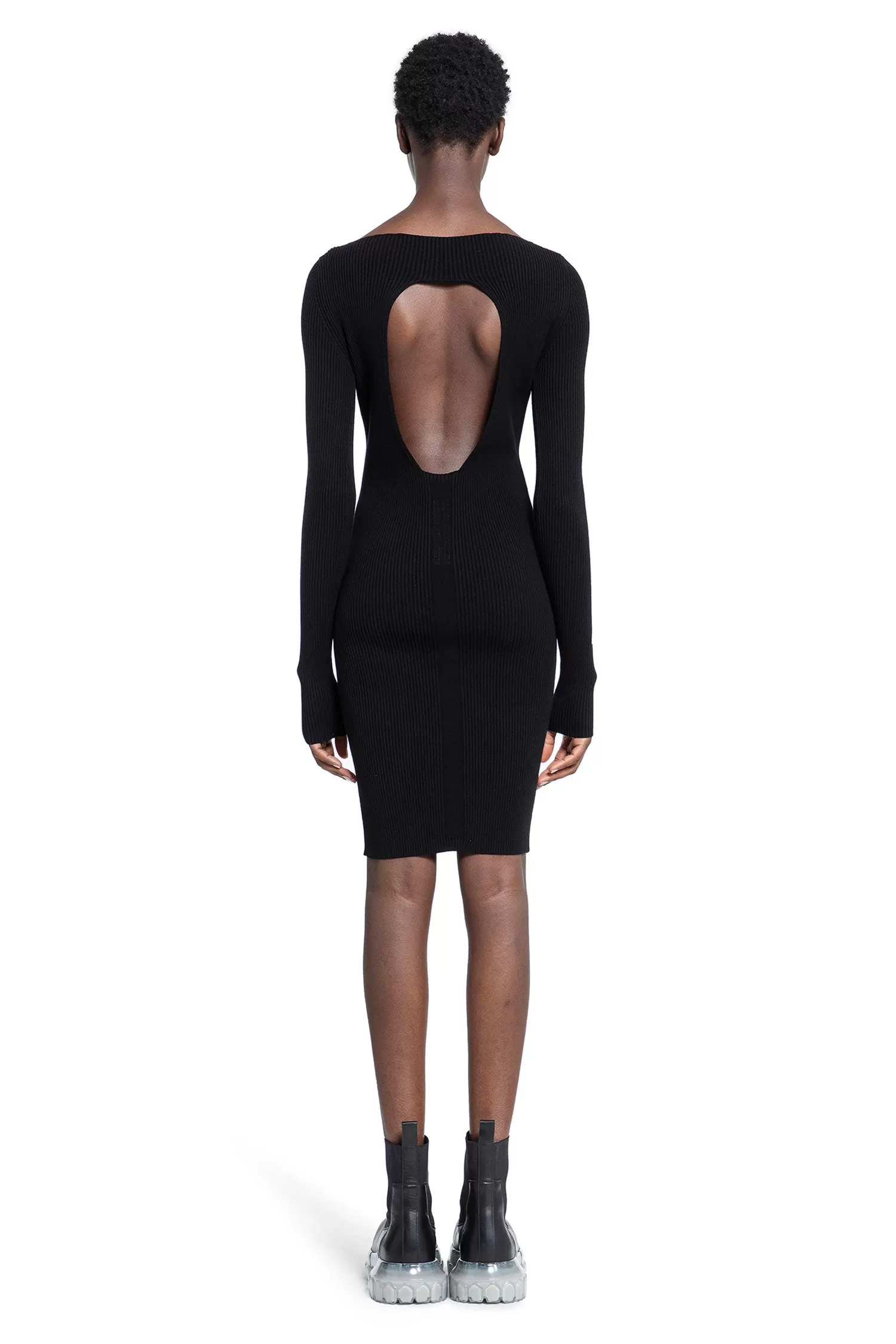 RICK OWENS WOMAN BLACK DRESSES