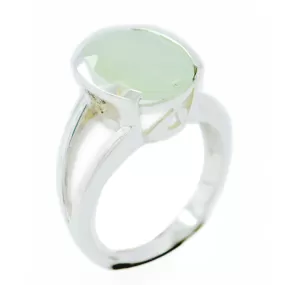 Riyo Fascinating Gem Chalcedony Sterling Silver Ring Opal Jewelry