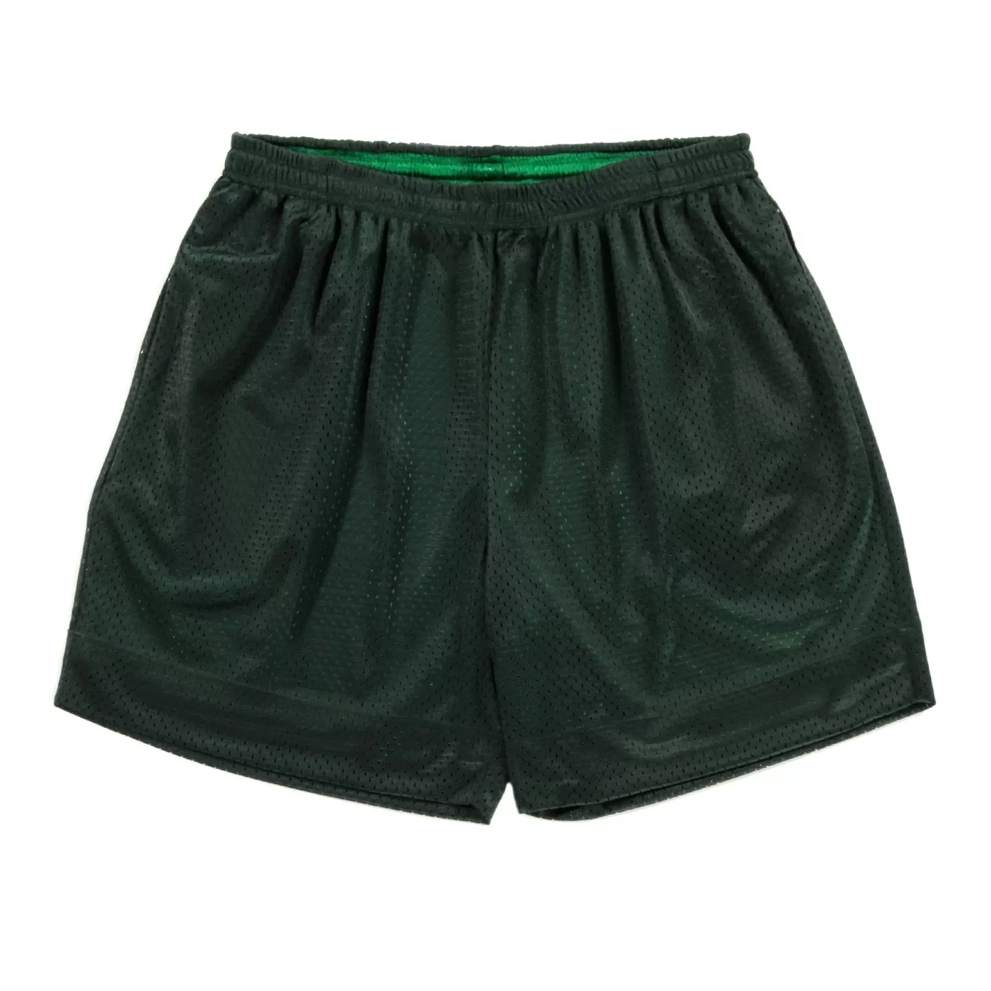 S.K. MANOR HILL REVERSIBLE MESH BALL SHORT KELLY GREEN / FOREST GREEN