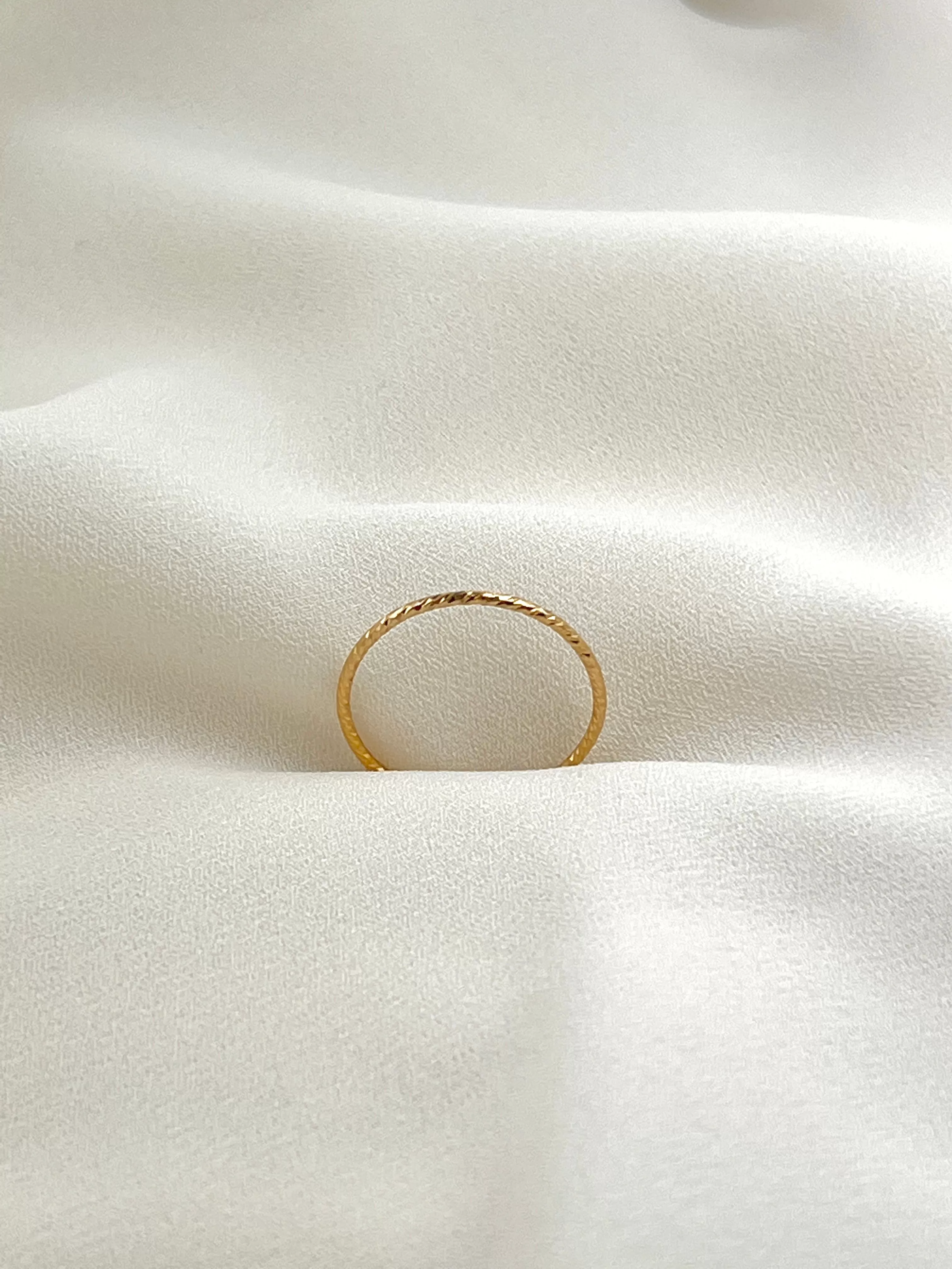 Sparkle Gold Filled Stacking Ring